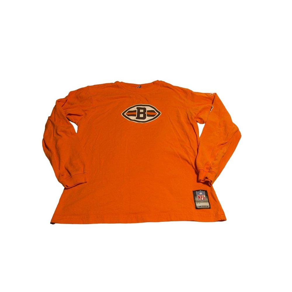 CLEVELAND BROWNS REEBOK NFL Youth L (14-16) Long Sleeve T-Shirt